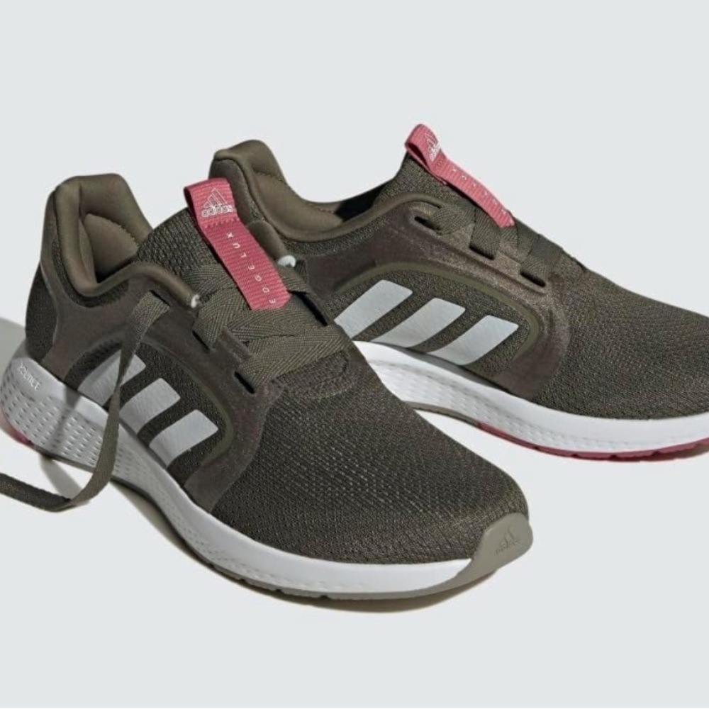 adidas Women's Athletic Shoes in Olive and Pink